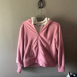 Time and Tru Zip up jack/ M (8-10)/ Pink